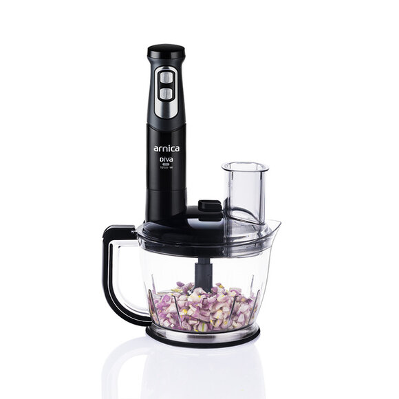 Arnica Diva Pro Siyah Doğrayıcı Blender Seti GH21803