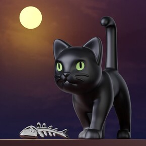 Metalmorphose Black Cat Anahtarlık - Thumbnail