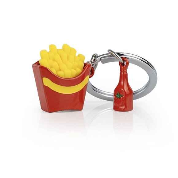 Metalmorphose French Fries ve Ketçup Anahtarlık