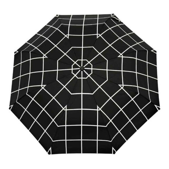 Original Duckhead Duck Kompakt Şemsiye Black Grid